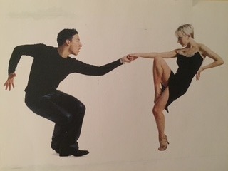 dancers dressed in black